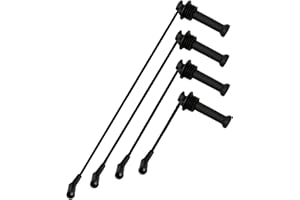 Hoypeyfiy 1335369 Zündkabelsatz, Ersatz für Fiesta MK4 MK5 MK6 Focus MK2 MK3 Fusion C30, Ersetzt 1335371 1110740 1110741