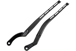 Merautop SJ 2x Bras d'essuie-glace avant gauche et droit Remplacement des bras d'essuie-glace avant de voiture pour A4 B6 B7 8E2 8E5 8EC 8ED Accessoires de voiture Pièce# 8E1955407C 8E1955408C