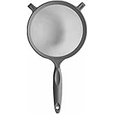 Plastic Sieve Fine Mesh Strainer Sieve Baking Flour Large Mesh Sieves and Strainer for Powder Food Washing Draining Pasta Spa