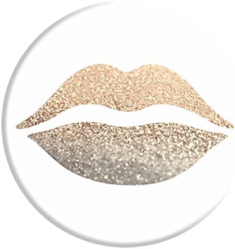 POP OUT Phone Holder, iAmotus Customized Multi-Function Phone Stand and Grip for iPhones/Samsung/HTC/LG/iPad/GPS/PDA/etc ( White Lips )