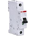 ABB S201-C32 Miniature Circuit Breaker, 1 Pole, Type C, 6/10kA Breaking Capacity, 32 Amp Current (2CDS251001R0324), grey
