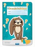 Trötsch Verlag 201927 - Grundschulplaner 2019/2020, DIN A5, Faultier, mit Stickern by