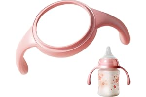 Porte-biberon pour bébé - Porte-biberon en silicone,Poignées de biberon durables, poignée de biberon à col large pour biberon en verre Hmltd