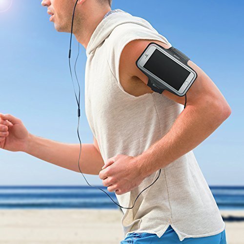 Anker Sport Armband fÃ¼r Apple iPhone 6s / iPhone 6 (4,7 Zoll) HÃ¼lle Tasche mit KopfhÃ¶reranschluss und SchlÃ¼sselfach sowie 2 anpassbare Klettstreifen; Sizename: 4.7 Zoll