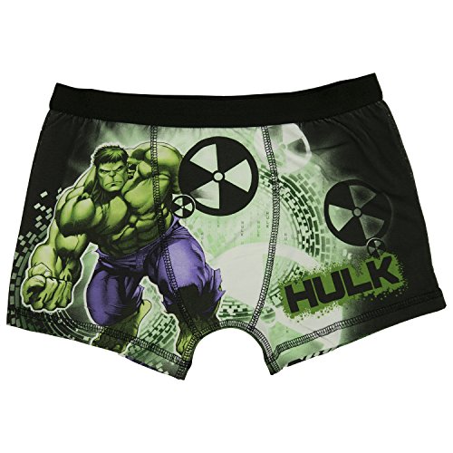 Marvel Avengers Assemble Incredible Hulk Boys Boxer Shorts - Age 4-10 Years - 5-6 years (116 cms)