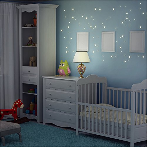 beneart® Leuchtpunkte für Sternenhimmel – 276 Stück – Leuchtsterne – Wandtattoo Punkte – Aufkleber – Sternenhimmel für Kinderzimmer & Schlafzimmer (fluoreszierender Wandsticker, leuchtet im Dunkeln) - 6