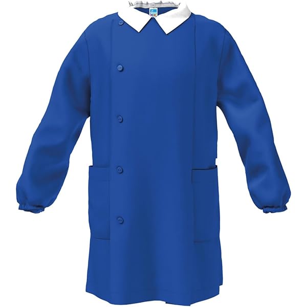 D&Vlab Grembiule Scuola Materna Asilo Infanzia Bimba Bambina a quadretti Rosa con Bottoni Personalizzato con nome Personaggio Topina, Made in Italy, 3
