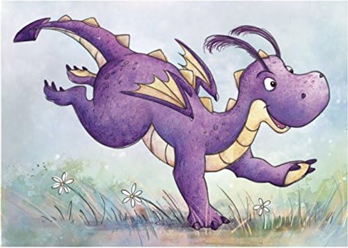 Wild Rose Studio Clear Stamp Set, Dragon Running