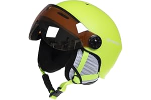 TentHome Ski Snowboard Helmet Unisex Lightweight Professional Adjustable Snow Sports Helmets with Goggles Visor