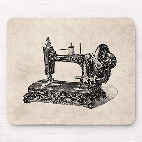 Preisvergleich Produktbild Vintage 1800s Nähmaschine-Illustration Mousepad