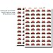 Supertogether Pack of 90 , 31x20mm , Wales Flag Stickers Welsh Dragon Self-Adhesive Labels