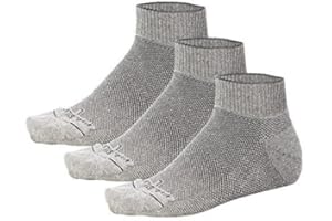 VS VITAL SALVEO Vital Salveo- Soft Non binding Seamless Circulation Diabetic Socks- Ankle Short (3 Pairs per Pack)