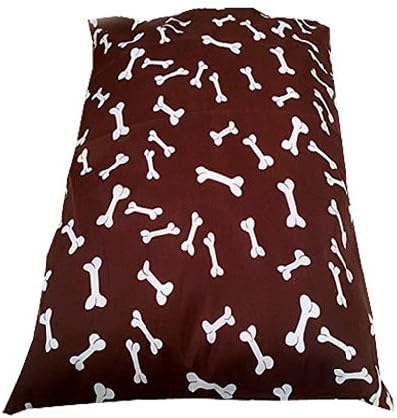 E4Emporium PET DOG BED CUSHION COVER LARGE COVER & Washable Cushion Cover Only (Brown)
