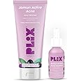 PLIX - THE PLANT FIX Jamun Mini Cleanser & 2% Salicylic Acid Active Acne Mini Serum l Detoxifies The Skin l Reduces Active Acne l Fades Blemishes l All Skin Types