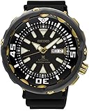 Seiko Herren Analog Automatik Uhr mit Silikon Armband SRPA82K1