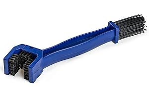 AUTOZOCO Cepillo Limpiador Cadena Moto, Cepillo Cadena Bicicleta, Herramienta Limpieza Engranajes, Limpia Cadenas Motocicleta, Cepillo para Cadena y engranes, 25 cm, Azul