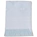 BabyPrem Baby Large Soft White Acrylic Stars Shawl Blanket 122 x 122cm BLUE