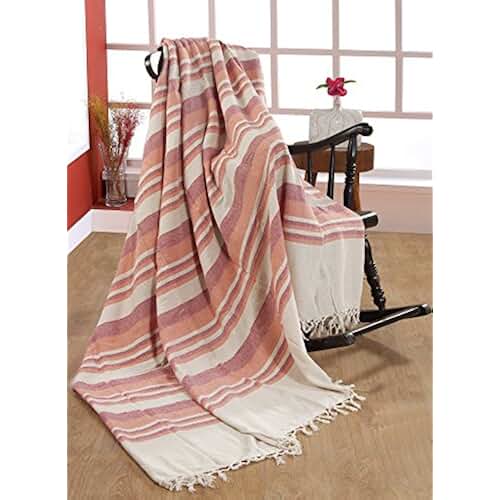 Amazon.co.uk Striped Blankets, Throws & Patchwork Quilts / Bedding