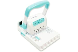 ‎CRAFTELIER Craftelier - Mini Minty Duo bindemaschine | Bindegerät Kompatibel spiralbindung - und Ringbindungen bis zu 1“ Durchmesser und Scheibenbindungen | Größe 23,5 x 16 x 21 cm