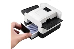 CUIYKAI Kartenmischmaschine Elektrische - Automatischer Mischmaschine Karten, Kartenmischgerät für 1-2 Decks Poker Gleichmäßig & Nicht Eingeklemmt,Card Shuffler für UNO,Romme