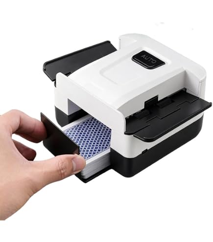 Mélangeur De Cartes électrique Rechargeable - Mélange 1 Ou 2 Jeux En 2.4s - Silencieux, Portable - Pour Poker, UNO, Bridge - 2