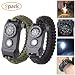 Produktbild Survival Armband 15-in-1, Paracord, Pfeife, Feuerstein, Messer, Kompass, SOS LED, Multitool - Ideales Outdoor, Backpacking & Überlebens-Zubehör