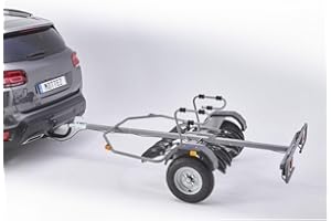 Mottez A144V4ELEC - Fahrradträger für 4 E-Bikes auf Anhängerkupplung