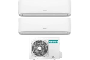 HISENSE Climatizzatore Dual Split 9000 + 9000 Btu A++/A+ Gas R32 Hi-Comfort