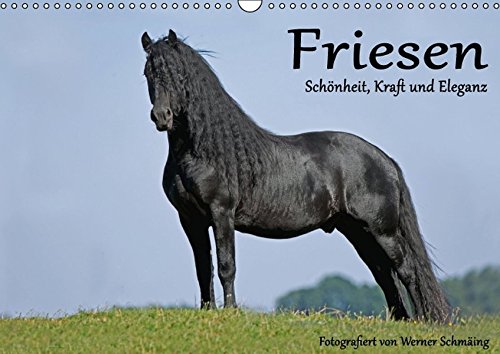 Friesen - Schönheit, Kraft und Eleganz (Wandkalender 2016 DIN A3 quer): Friesenpferde - die edle Pferderasse (Monatskalender, 14 Seiten) (CALVENDO Tiere)
