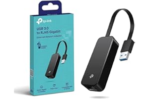 TP-Link Adaptateur USB Ethernet UE306, Adaptateur USB 3.0 vers Ethernet Gigabit, Conception Pliable et légère, Compatible avec Nintendo Switch, Windows 11/10/8.1/8/7, MacOS et Linux