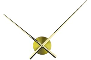 Timelike, lancette 3D con meccanismo al quarzo per orologio da parete 3D fai da te, accessori per l'arredamento della casa Gold