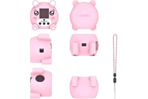 YUANPGKY Protector de silicona para juguetes Punirunes, 8,3 x 7,9 x 5,8 cm, funda protectora en forma de gato para Punirunes, juguete digital interactivo, funda protectora táctil (para rosa)