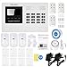 Price comparison product image OWSOO 433MHz Wireless Auto-dial GSM SMS Alarm Security System LCD Display PIR Motion Sensor Wired Siren Wireless Siren Door Sensor Phone App Remote Control Home Burglar Alarm Security