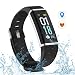 Produktbild VicTsing Aktivitätstracker IP68 Wasserdicht Fitness Tracker Schrittzähler Smart Armband, Schwarz, 0,96 Zoll Farbdisplay