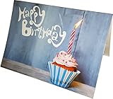 Geburtstagskarte 'Happy Birthday', DIN A6 mit Umschlag,...