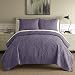 Produktbild Sanctuary Bestickt Quilt Set, Mikrofaser, Microfaser, Dusty Plum/White, Queen