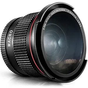 Altura Photo 58MM 0.35x Fisheye Wide Angle Lens with Macro Close-Up Portion