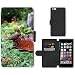 Produktbild Just Cover Hot Stil Handy Karte Slot Hülle/Case/Brieftasche aus PU-Leder/m00139059 Vogeltränke Alten Garten Eisen Metall//Apple iPhone 6 Plus 14 cm