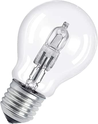 Osram Classic A Halogen-Lampe, E27-Sockel, Dimmbar, 57 Watt - Ersatz Für 75  Watt, Warmweiß - 2800K : Amazon.de: Baumarkt