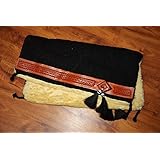 Western Pad Westernpad mit super weichem Webfell und Lederverzierung Gr. Pony