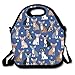 Produktbild Dozili Lunchtasche mit Sonnenbrille, für Sommer, Hund, groß, dick, Neopren, isoliert, warm, mit Schulterriemen für Damen, Teenager, Mädchen, Kinder und Erwachsene