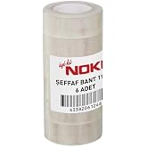 Noki Transparent Tape 19Mmx33M 6-Piece