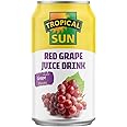 Tropical Sun Red Grape Juice Drink with Real Grape pulp, 330ml (Pack of 12)