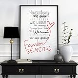 Hausordnung mit Namen