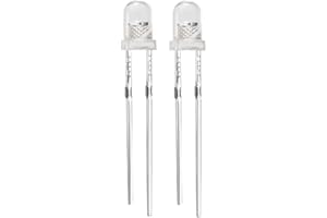 50 pezzi 3 mm multicolore dinamico a lampeggiamento lento LED luci a diodo illuminazione lampadina lampadine componenti elettronici Filcker diodi elettroluminescenti 3-3,4 V