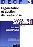Image de DECF, numéro 3 : Organisation et gestion de l'entreprise : Manuel et applications