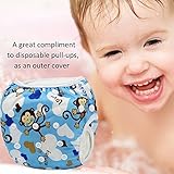 Sijueam Schwimmwindel Waschbar Mehrwegwindeln Baby Diapers Wasserdicht Windelhosen Unisex Einheitsgröße Einstellbar Badeshorts Leakproof Wassersport Bademode - 8