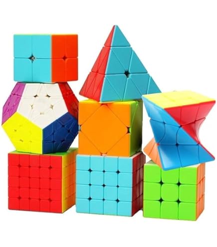 AUTHFORT Deal 8 Cubes Pack 2x2, 3x3, 4x4, 5x5, Mirror, Pyramid AUTHFORT Deal 8 Cubes Pack 2x2, 3x3, 4x4, 5x5, Mirror, Pyramid
