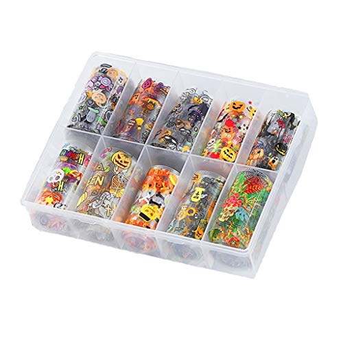 CUTICATE 10 Hojas Pegatinas Uñas Decorativas Nail Art Stickers...