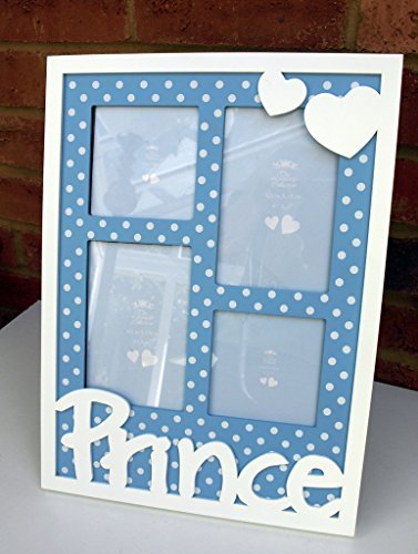 Lesser and Pavey - Little Treats Prince Photo Collage Frame (Blue)